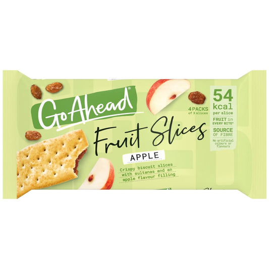 Unwrapped Go Ahead Apple Fruit Slice bar with soft apple filling