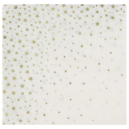 Gold metallic party napkins 25 pack