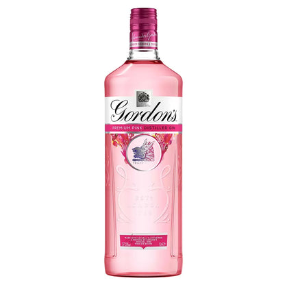 Gordon's Premium Distilled Pink Gin 1L bottle front view