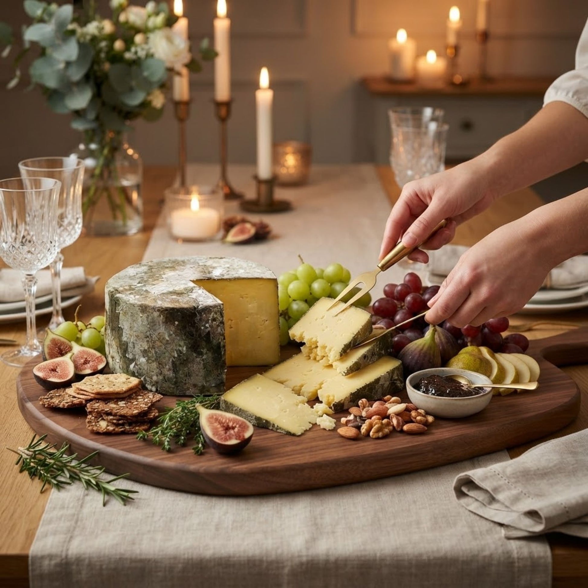 Crumbly Cornish cheese with citrus flavour