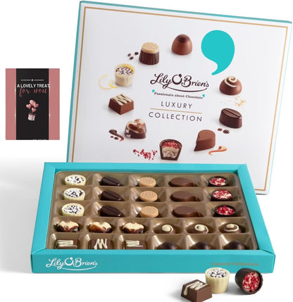 Gourmet Lily O’Brien chocolates – 27 dessert-flavoured pieces