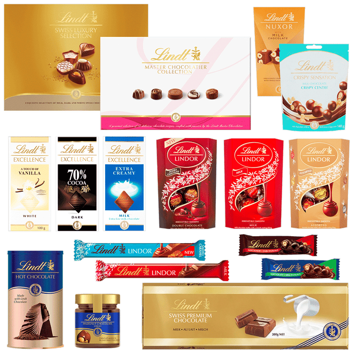 Gourmet Lindt chocolate hamper bundle perfect for gifting