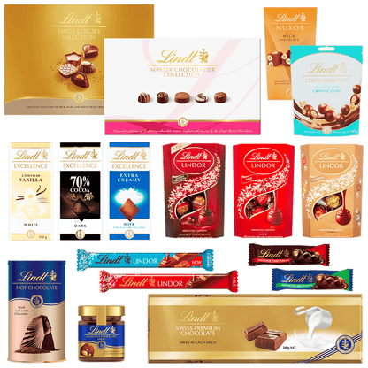 Gourmet Lindt chocolate hamper bundle perfect for gifting