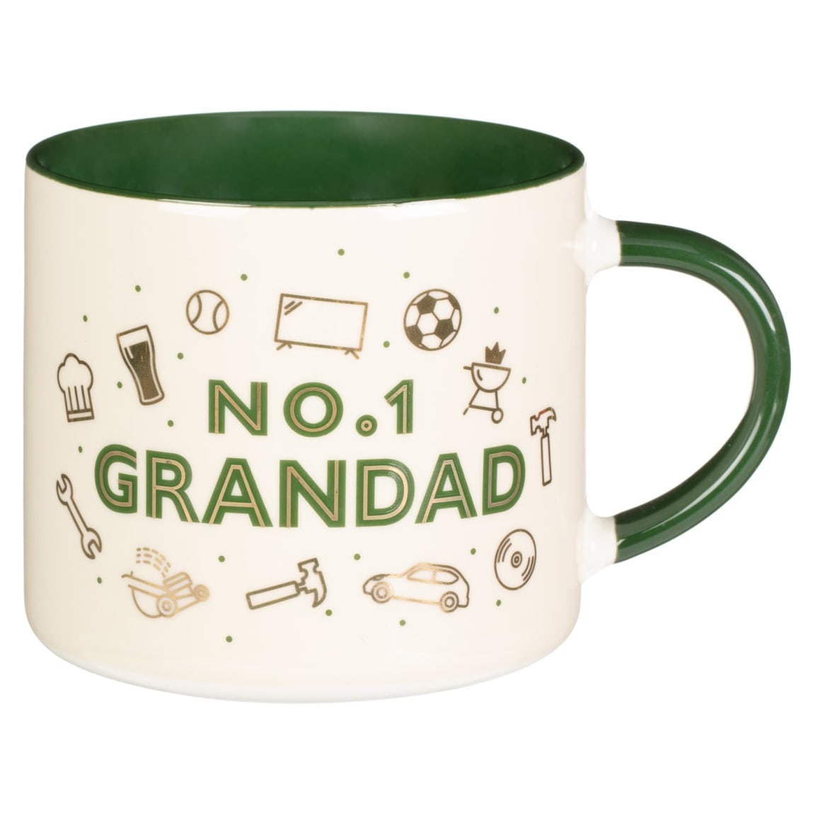 No1 Grandad ceramic mug for Father’s Day gifting