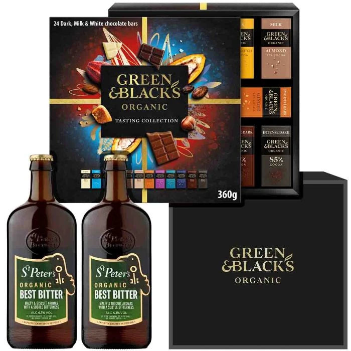 Green & Black’s chocolate and beer pairing set