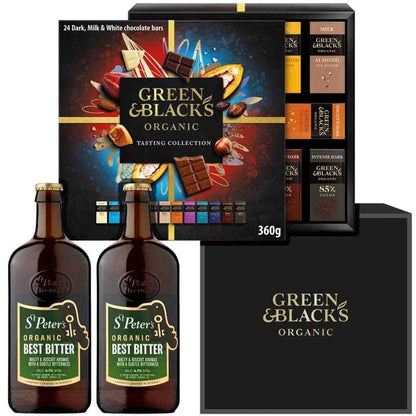 Green & Black’s chocolate and beer pairing set