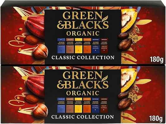 Green & Black’s Organic Classic Chocolate Bars 2 x 180g bulk pack