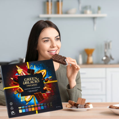 Fair trade organic chocolate selection by Green & Black’s