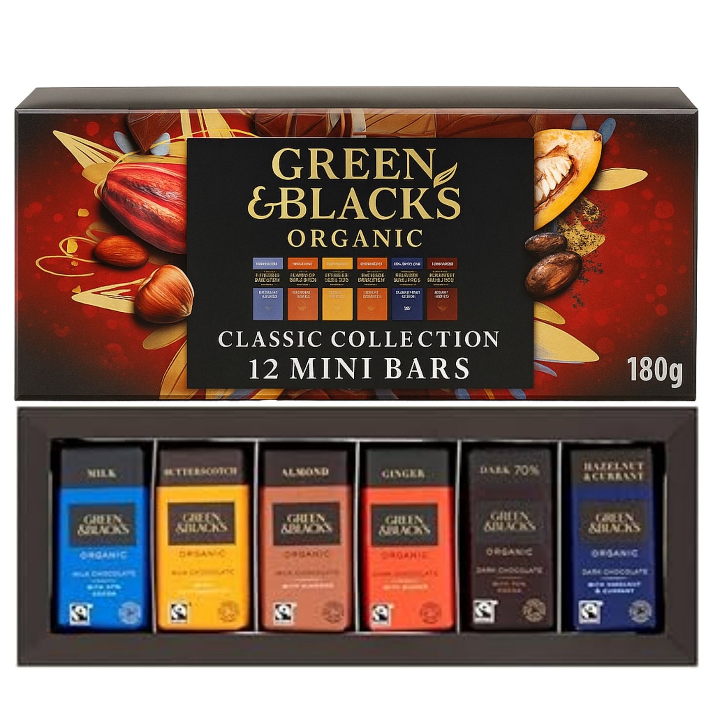 Luxury organic chocolate collection ideal for gifting
