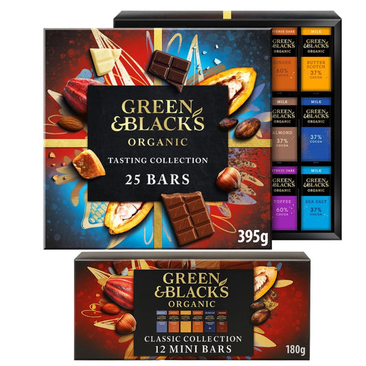 Green & Black’s Organic Chocolate Tasting Collection 395g & 180g set