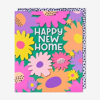 Celebrate a new beginning with the Green Floral New Home Card. Perfect for sending card greetings for a new home, a thoughtful way to welcome someone.