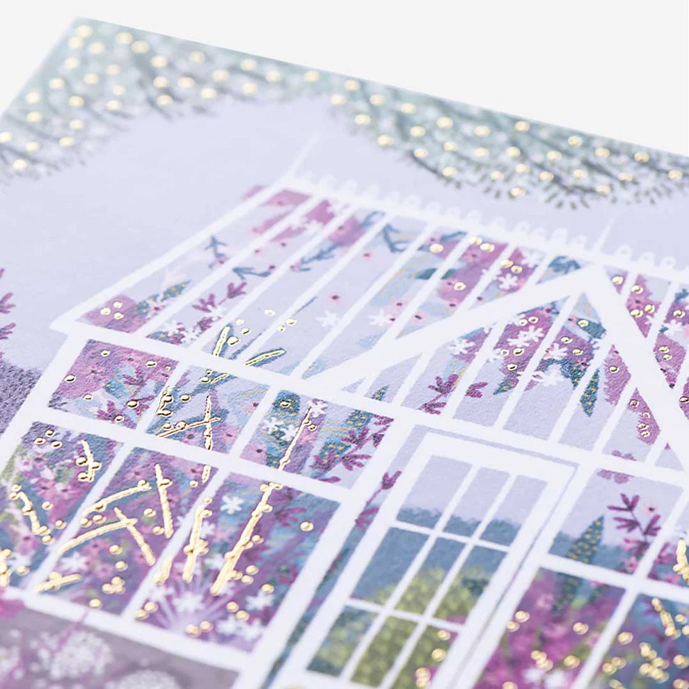 Eco-friendly Greenhouse Blank Card designed and printed in the UK on FSC certified paper