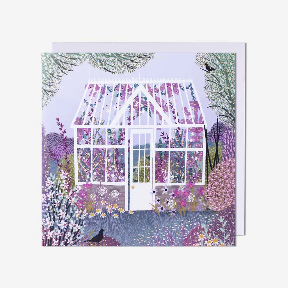 Greenhouse Blank Card made with premium card and envelope, perfect for personalized messages