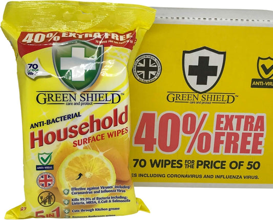 Greenshield Antibac Household Surface Wipes Product Display
