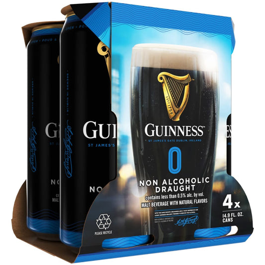 Guinness 0.0 alcohol free stout 4 x 440ml cans