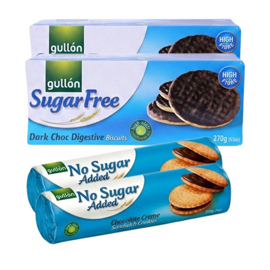 Gullón sugar free chocolate biscuit duo pack