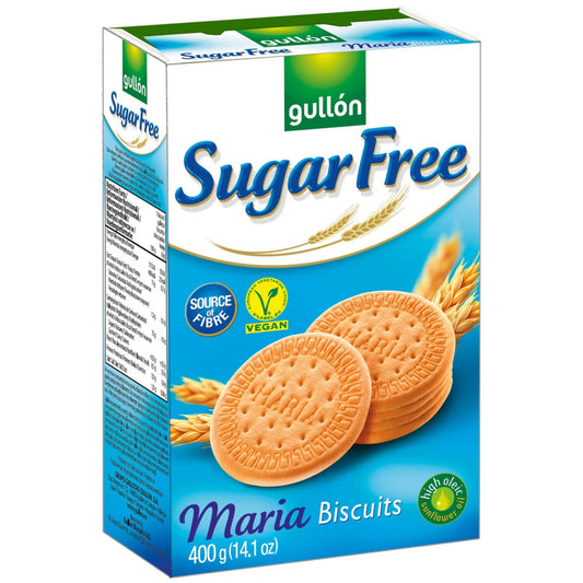 Gullon Sugar Free Maria Biscuits 400g pack of crisp, light biscuits