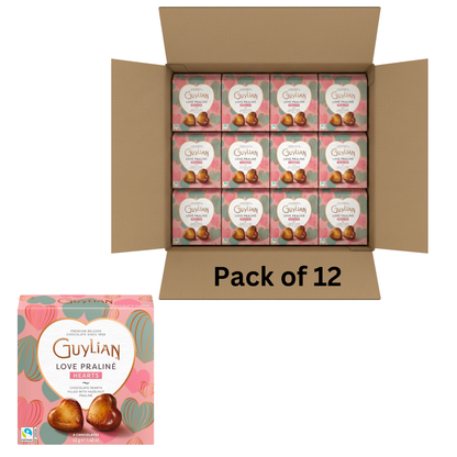 Guylian Love Praline 4 Chocolates in Gift Box