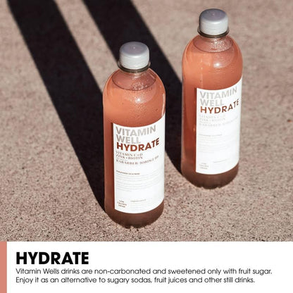 Scandinavian functional beverage in recycled bottles