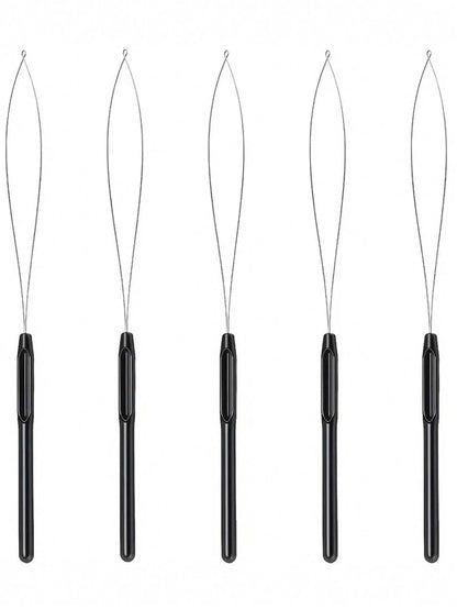 20 piece hair extension needle tool home salon starter pack