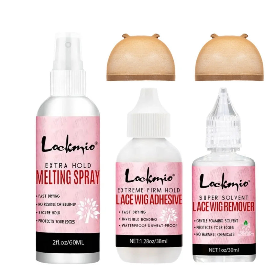 Strong hold adhesive spray for wig maintenance