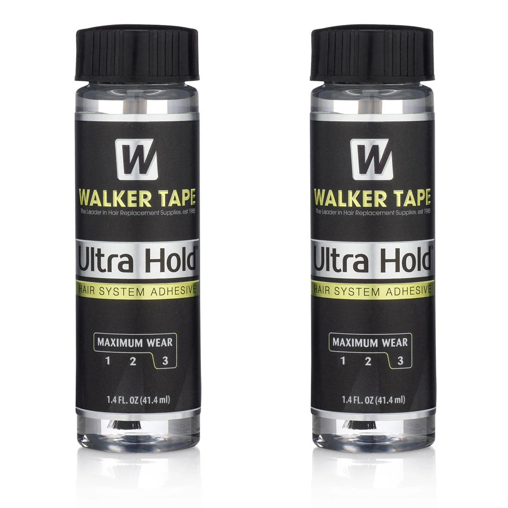 Wig maintenance kit with ultra hold glue and cleaner