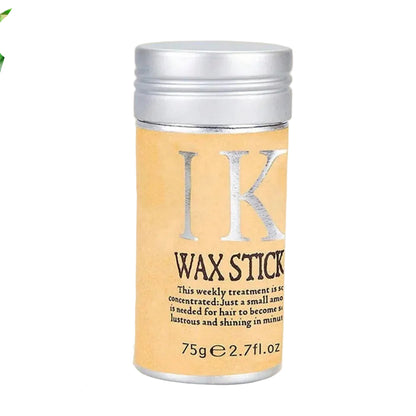 Hair wax stick for smoothing flyaways and frizz