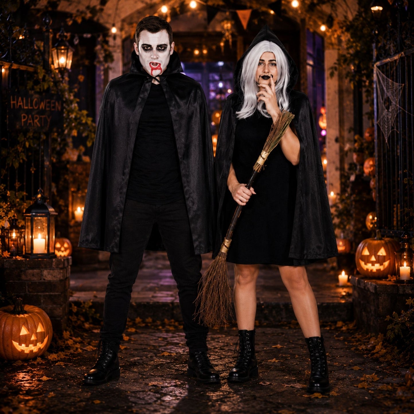 Halloween cosplay cape 2 pack