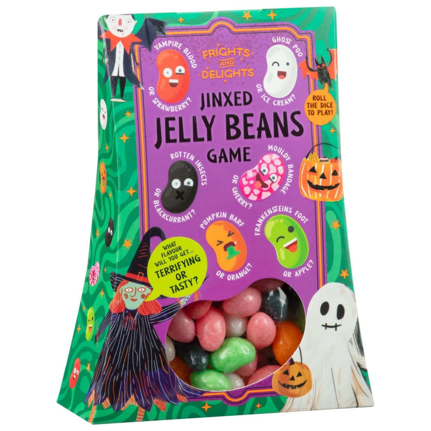 Halloween jelly bean challenge game