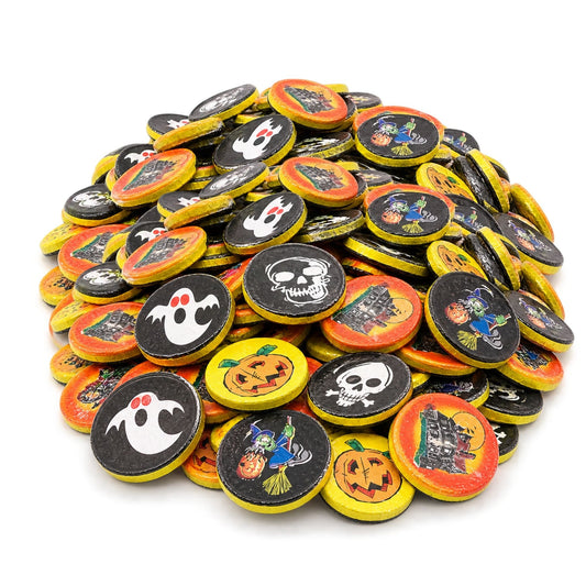 Halloween Milk Chocolate Coins 1kg Bulk Pack