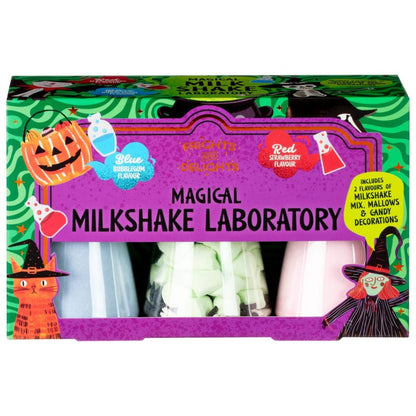 Halloween milkshake making kit with two flavours