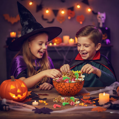 Halloween Pick n Mix Merry Mix Bag with colourful jelly and gummy sweets for spooky celebrations