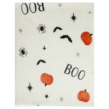 Halloween Sherpa throw blanket