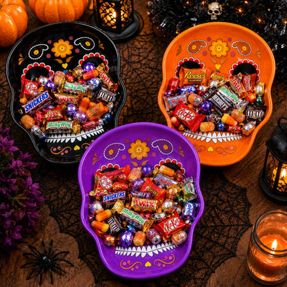 Halloween candy trays for sweets and treats