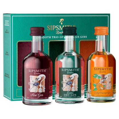 Handcrafted London Dry, Sloe, and Zesty Orange gins
