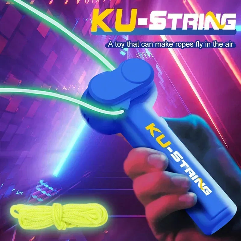 Interactive rope launcher for kids