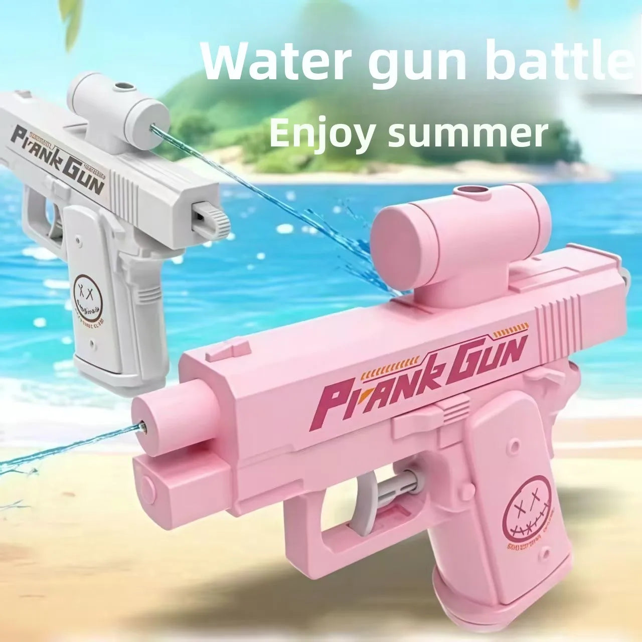 Easy refill water sprayer for summer games