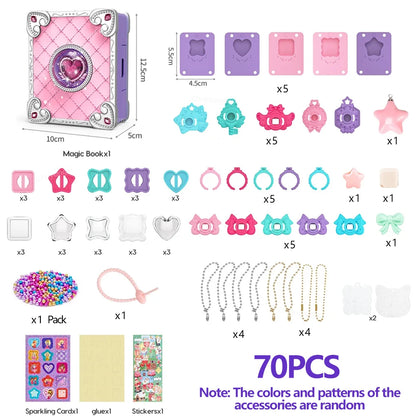 3D craft jewelry kit for kids creative play