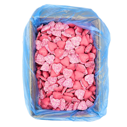 Hannah’s Pink Hearts 3kg strawberry-flavoured candy pieces