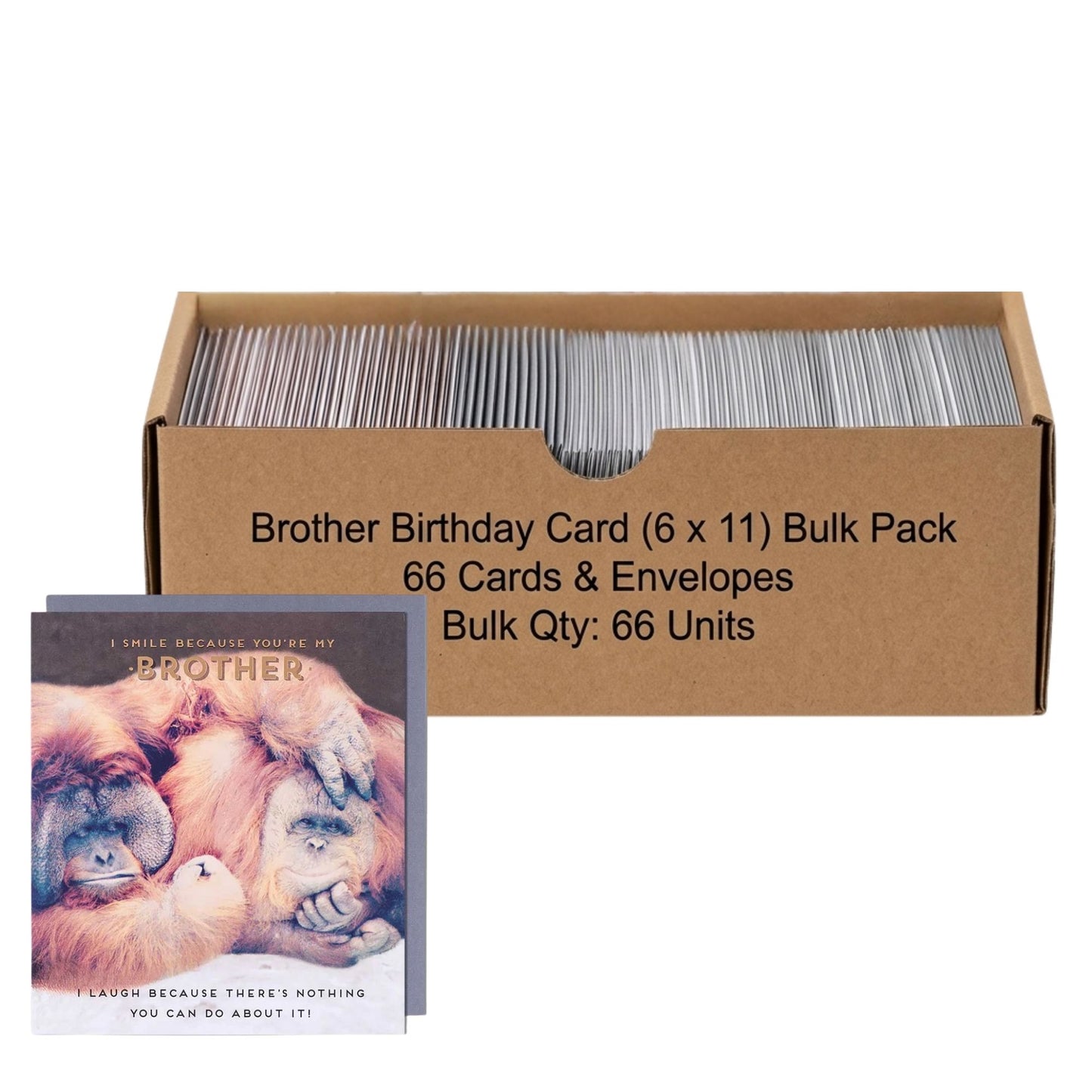 Brother Birthday card with Happy Birthday inside message