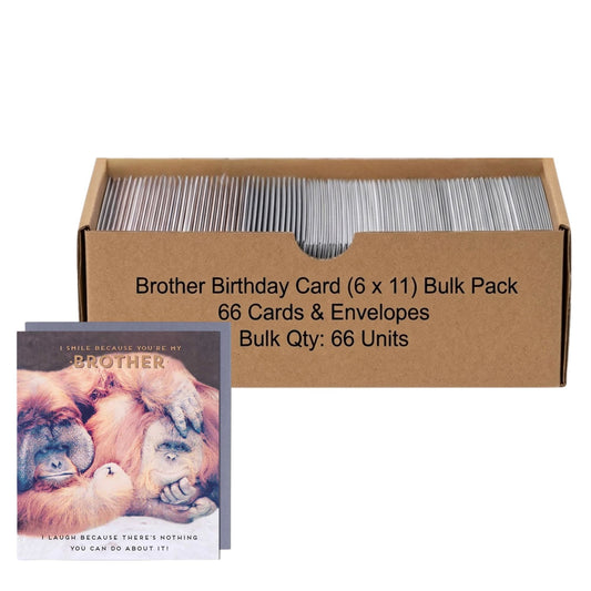 Brother Birthday card with Happy Birthday inside message