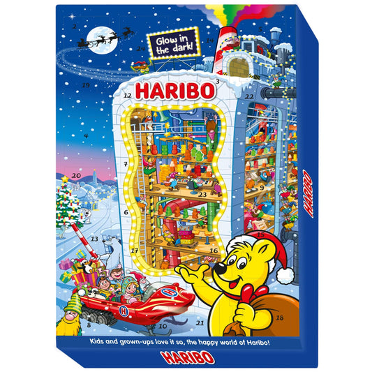 Haribo Advent Calendar 300g – festive gummy candy countdown for Christmas