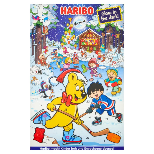 Haribo Advent Calendar 300g glow-in-the-dark sweet selection