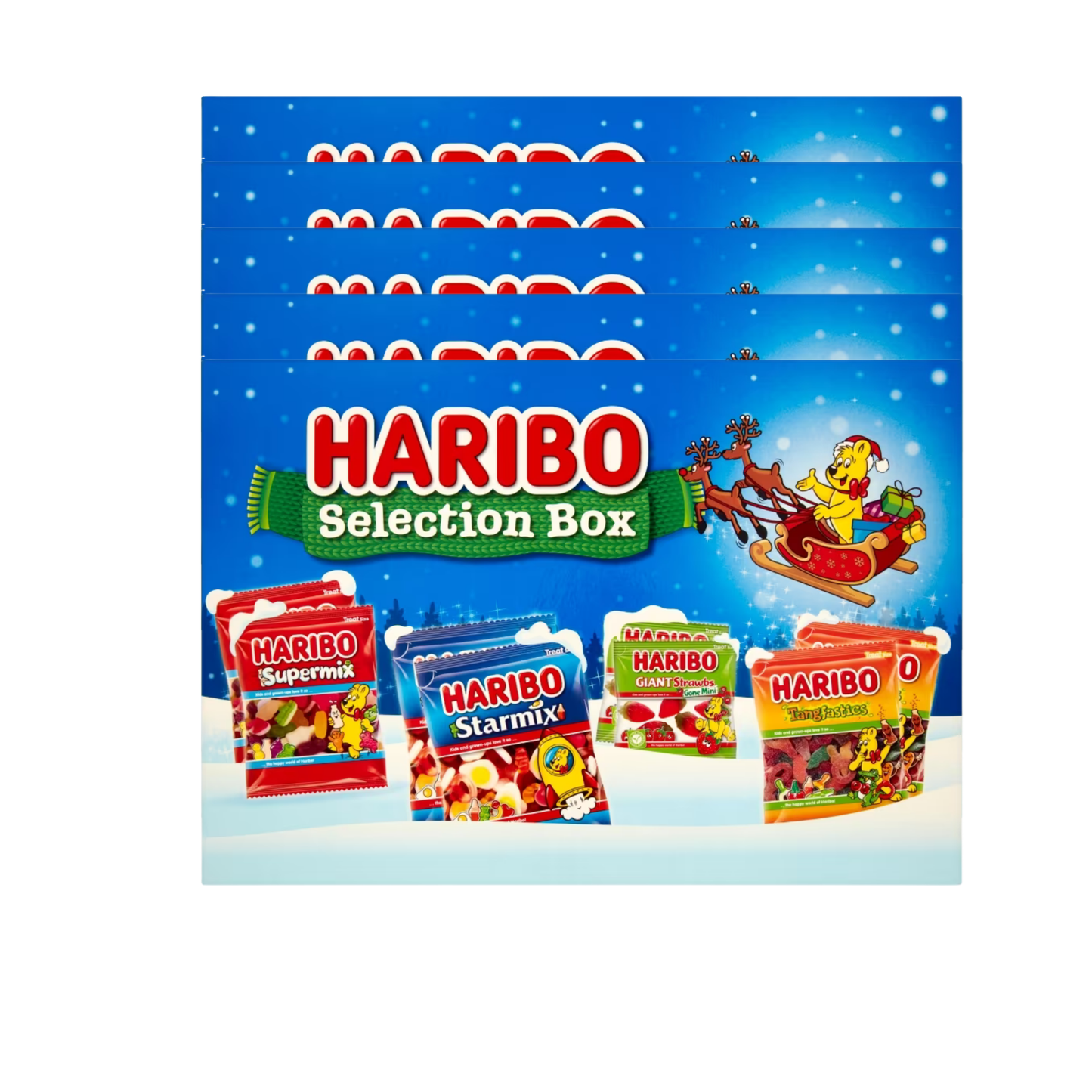 Mini bags of Starmix, Super Mix, Tangfastics, Giant Strawbs Gone Mini