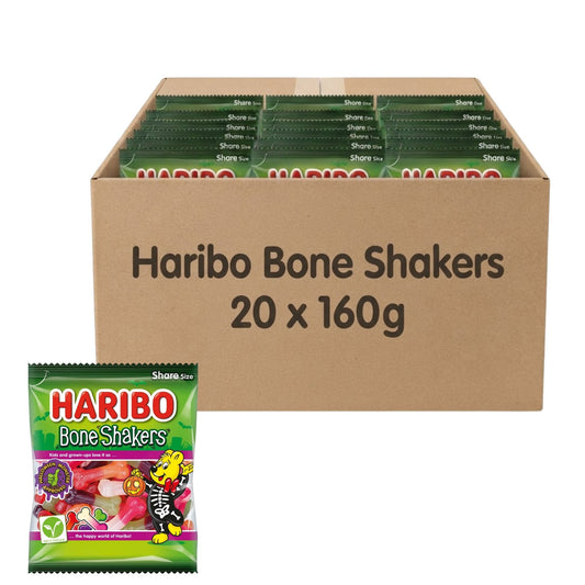Haribo Bone Shakers Halloween Sweets 20 x 160g