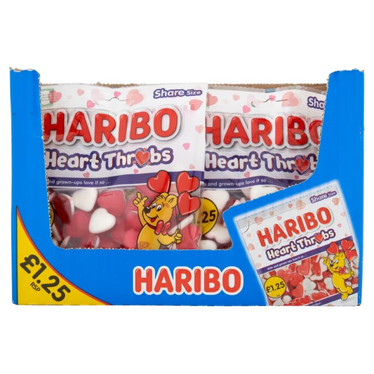 Haribo Heart Throbs – fruity gummy hearts for sweet and fun cravings