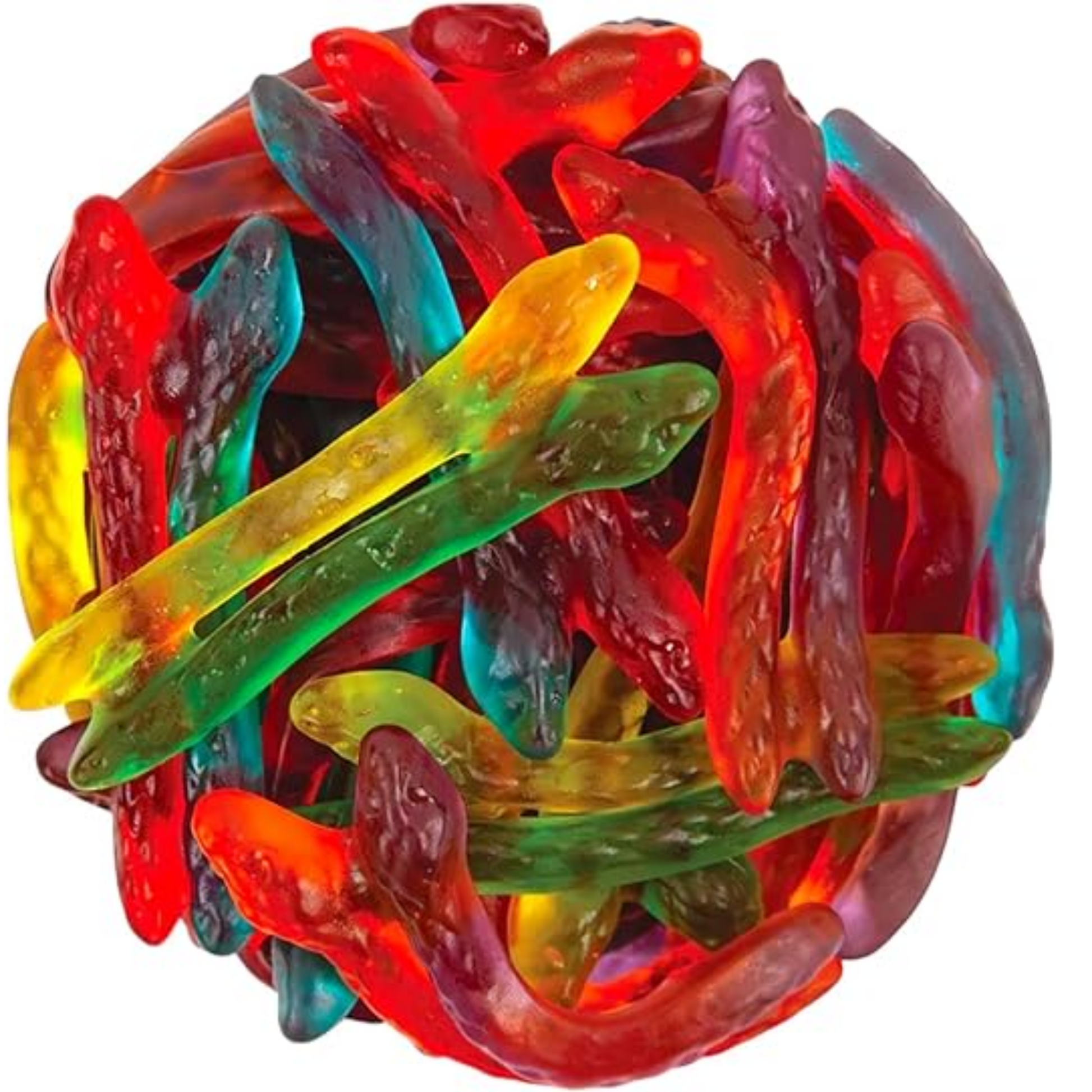 12 large 140g Twin Snakes gummy bags
