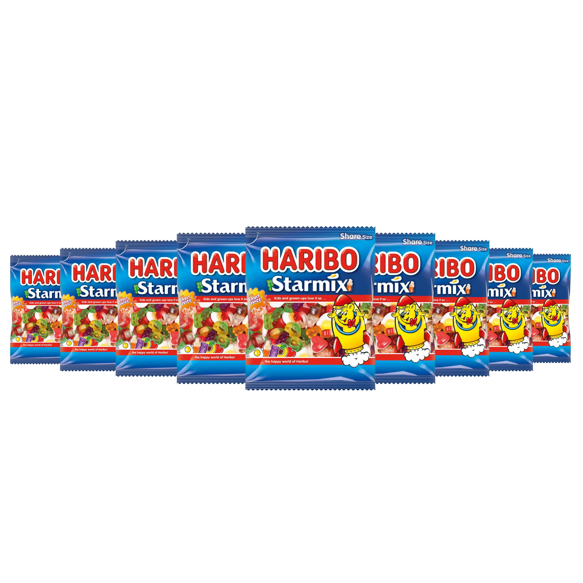 Haribo Starmix assorted fruit and cola gummy sweets