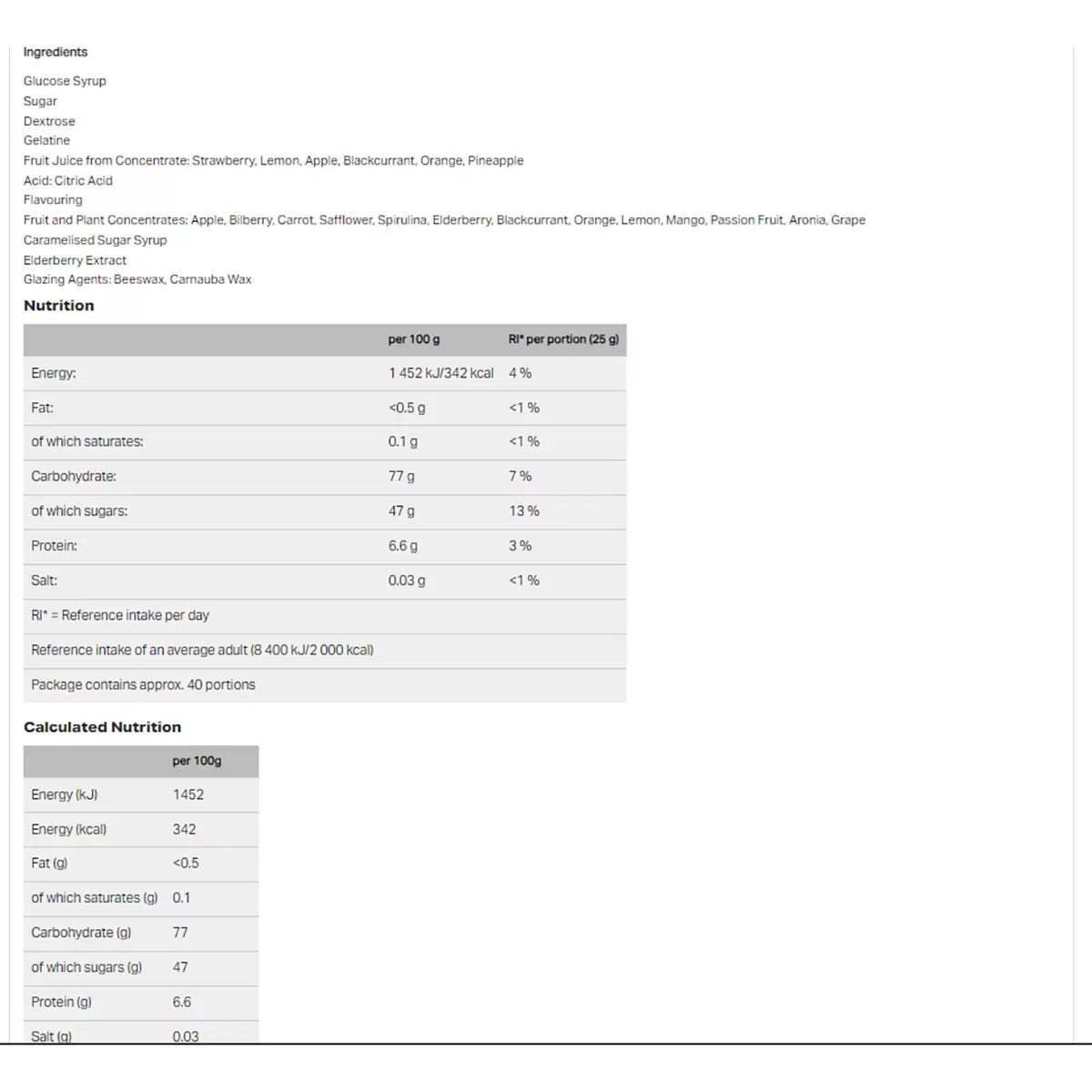 Haribo Starmix 1.4kg tub for parties and sharing