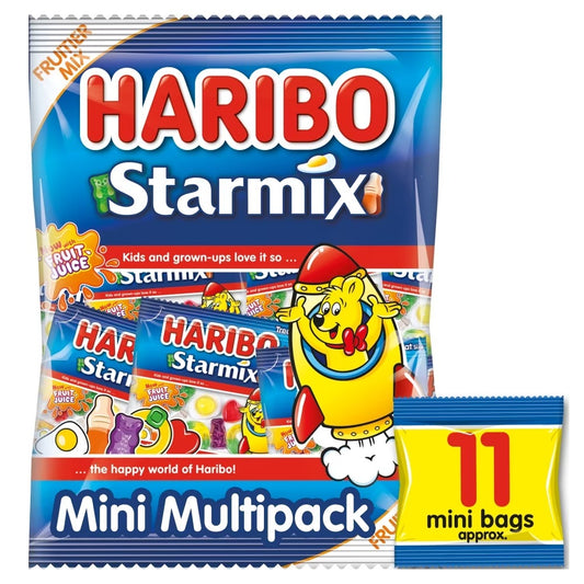  Bulk 10-pack of Haribo Starmix Minis 176g – ideal for sharing or events